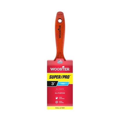 Wooster 912-0J41040030 Brush J4104-3 Super/Pro Ermine 3 Inch, Gold 
