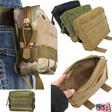 Tactical Molle Pouch EDC Multi-purpose Belt Waist Pack Bag Utility Phone Pocket