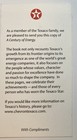 Vintage 2001, Texaco "Century of Energy" Book / New / In The Original Package — photo 4