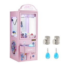 VEVOR Claw Crane Machine Medium-Sized Arcade Game with Light Sound Pink