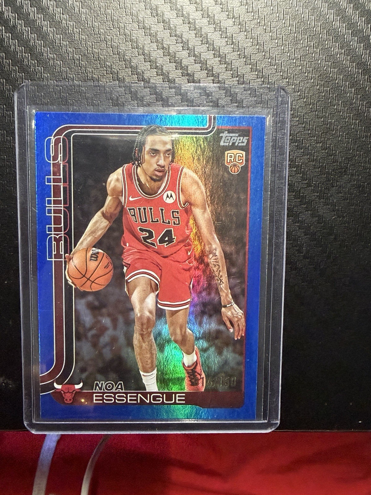 2025-26 Topps - Noa Essengue #212 Blue Holo Foil /150 (RC)