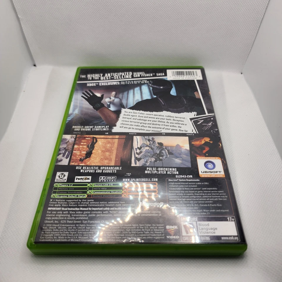 Tom Clancy's Splinter Cell: Double Agent (Microsoft Xbox 2006) - Image 2 of 4