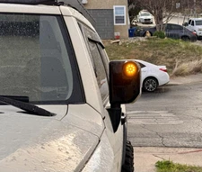 Toyota FJ Cruiser Mirror Light Drop-in Kit LED Smoke Amber - Plug n Play