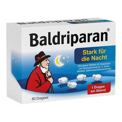 Baldriparan Stark für die Nacht überzogene Tabletten · 60 St · PZN 00499181
