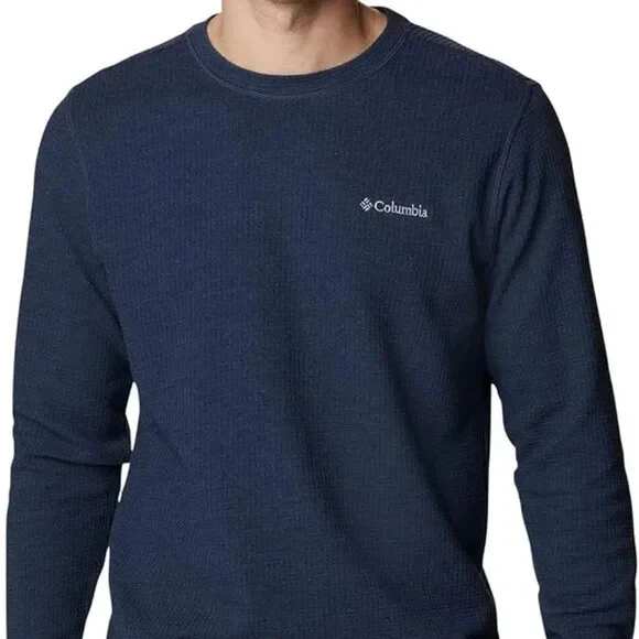 Columbia Men's Pine Peak Waffle Long Sleeve Crew, Collegiate Navy Heather, NWT
Opens in a new window