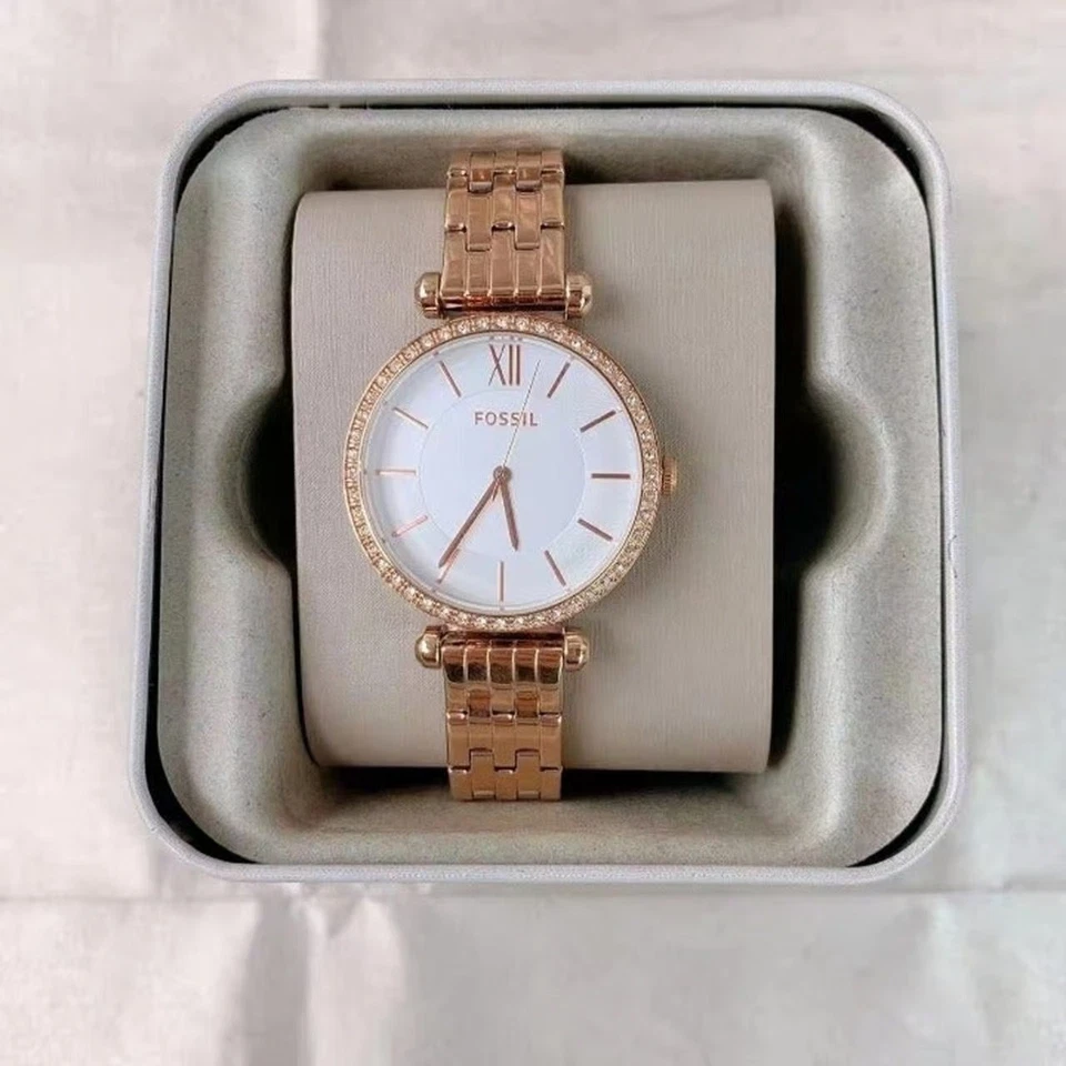 Fossil BQ3497 Tillie Three-Hand Rose Gold-Tone Stainless Steel Watch - Image 2 of 4
