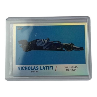 2021 Topps Chrome Nicholas Latifi FW43B Williams Racing F1 Trading Card