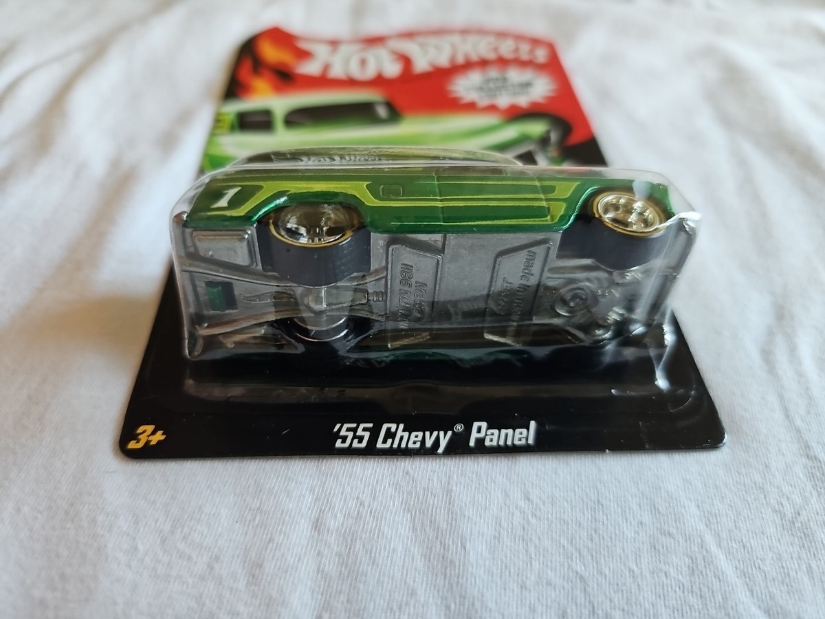 2012 Hot Wheels Mail In Promo '55 CHEVY PANEL Green 1/4 GREAT CARD