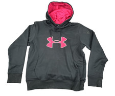 Under Armour Womens Rival Fleece Hoodie - Bla...