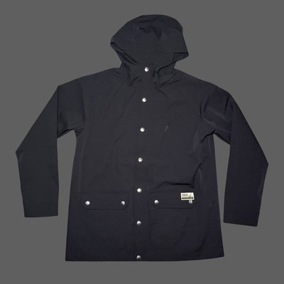 Deus Ex Machina Rambler Anorak Jacket Black Mens Large NWT Water Repellant
