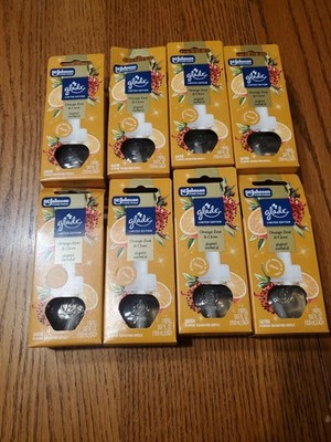 Glade PlugIns Orange Zest & Clove Refills Limited Edition Lot Of 8
