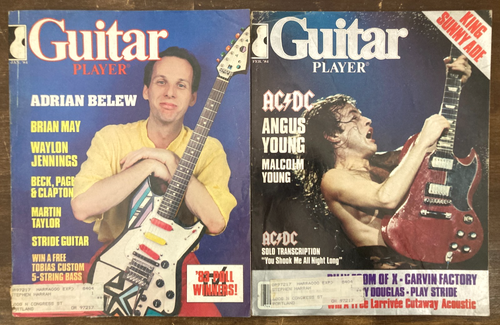 Lot (12) Guitar Player Magazine 1984 Eddie Van Halen AC/DC Jimi Hendrix Jaco - Picture 2 of 9