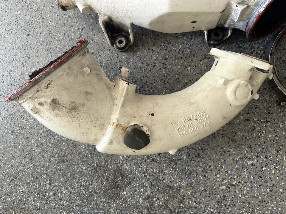 1996 Sea Doo Xp 787 Complete Oem Exhaust Pipe White GTX GSX SPX - Image 2 of 4