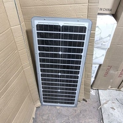 Monocrystalline Solar Panel Rigid Black Silver Home/Garden
