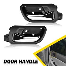 2x Interior Rear Left Right Door Handle For 2003-05 Honda Accord Dx Ho1353132 Py