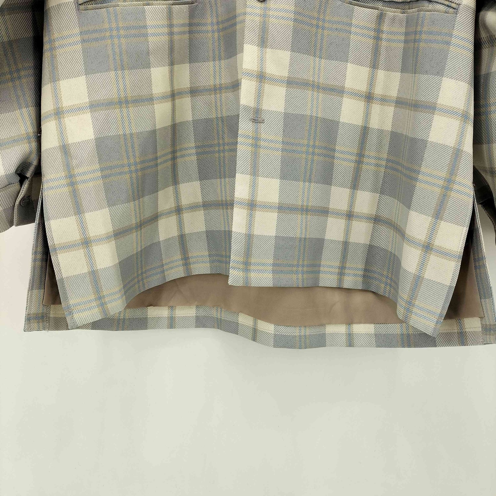 Used AMERI CHECK SHIRT Madras Check Single Breast… - image 5