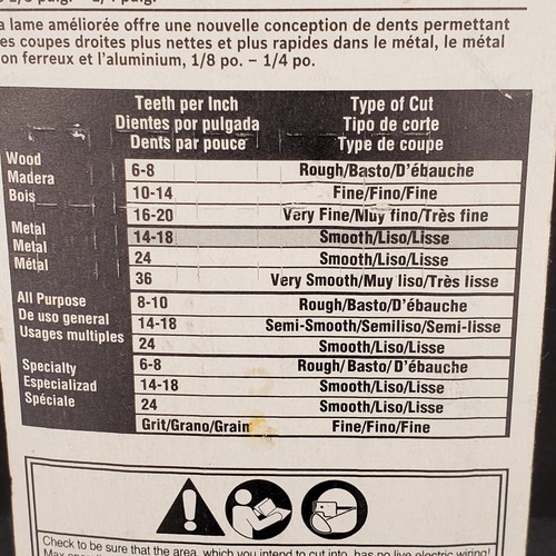 BOSCH #T118B T-SHANK JIG SAW BLADES 11-14 TPI/DPPD/PO HSS 3.5" NOS - Picture 7 of 7