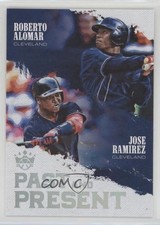 2018 Panini Diamond Kings Past and Present Roberto Alomar Jose Ramirez HOF o9f