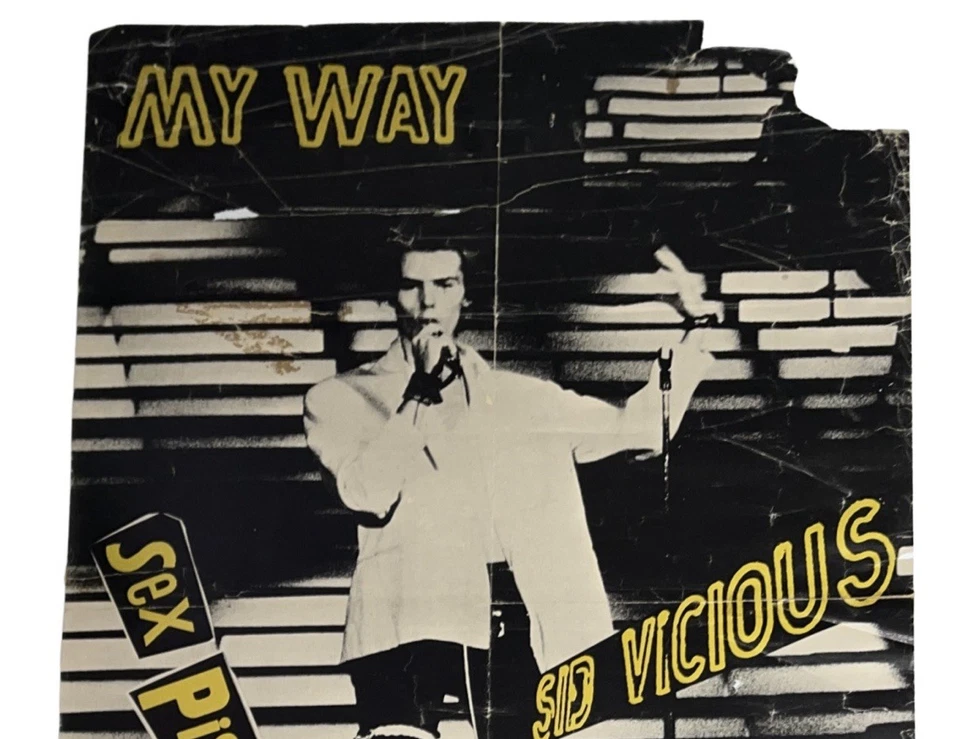 Póster promocional original de la película de concierto Sex Pistols/Sid Vicious: My Way (1978) Foto 4 de 4