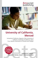 Lambert M. Surhone (U. A.) | University Of California, Merced | Taschenbuch
