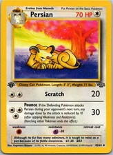 Persian 42/64 Uncommon Jungle Pokemon 1st Edition Near Mint on eBay