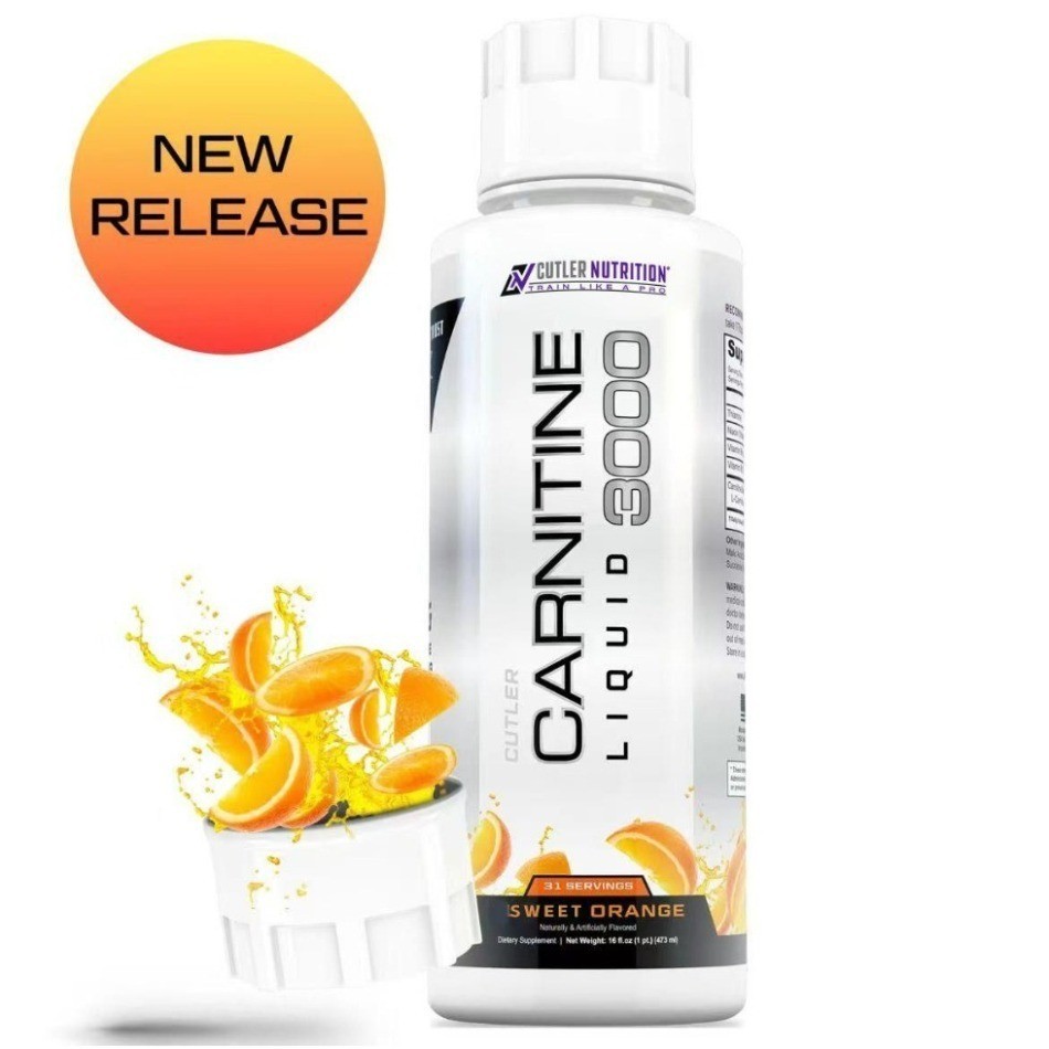 Cutler Nutrition Liquid Carnitine 3000mg Sour Candy 31 Servings various flavors