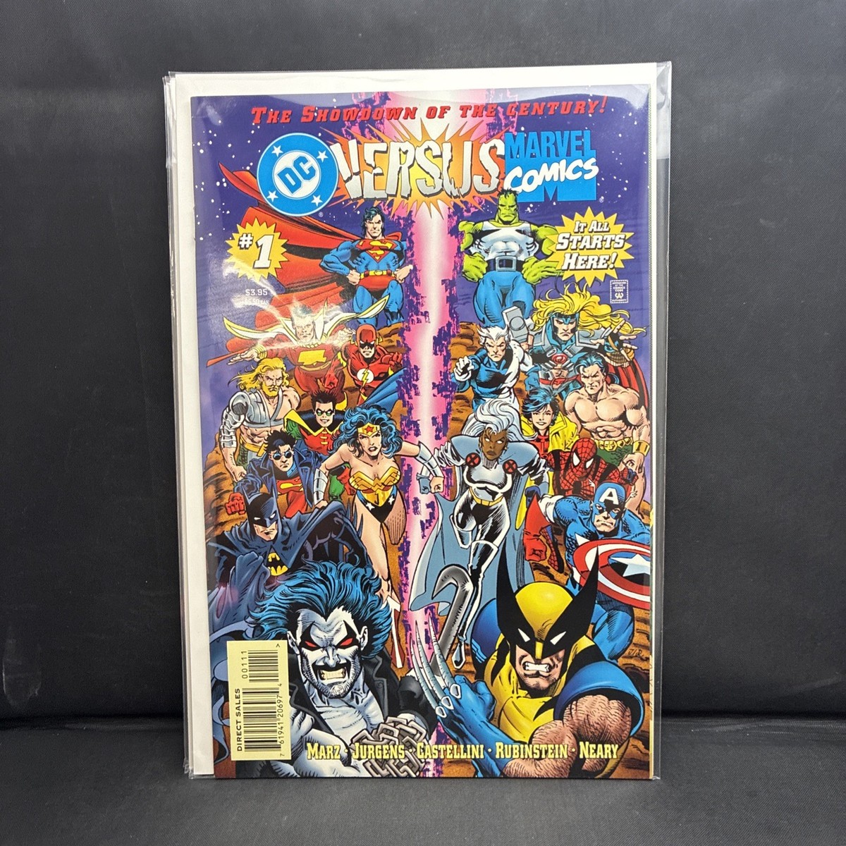 DC Versus Marvel Lot #' 1-4 1st Amalgam Dark Claw SpiderBoy DC