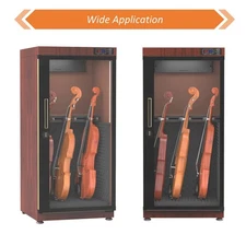 Dehumidifying Dry Cabinet Box Bass Violin Display Case Musical Instrument
