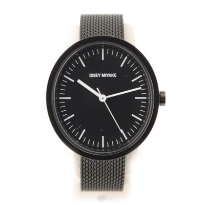 Issey Miyake Watch Ellipse Automatic Steel Case Black Dial Used | eBay