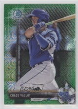 2017 Bowman Chrome Prospects Mega Box Green Refractor 81/99 Chase Vallot y0i