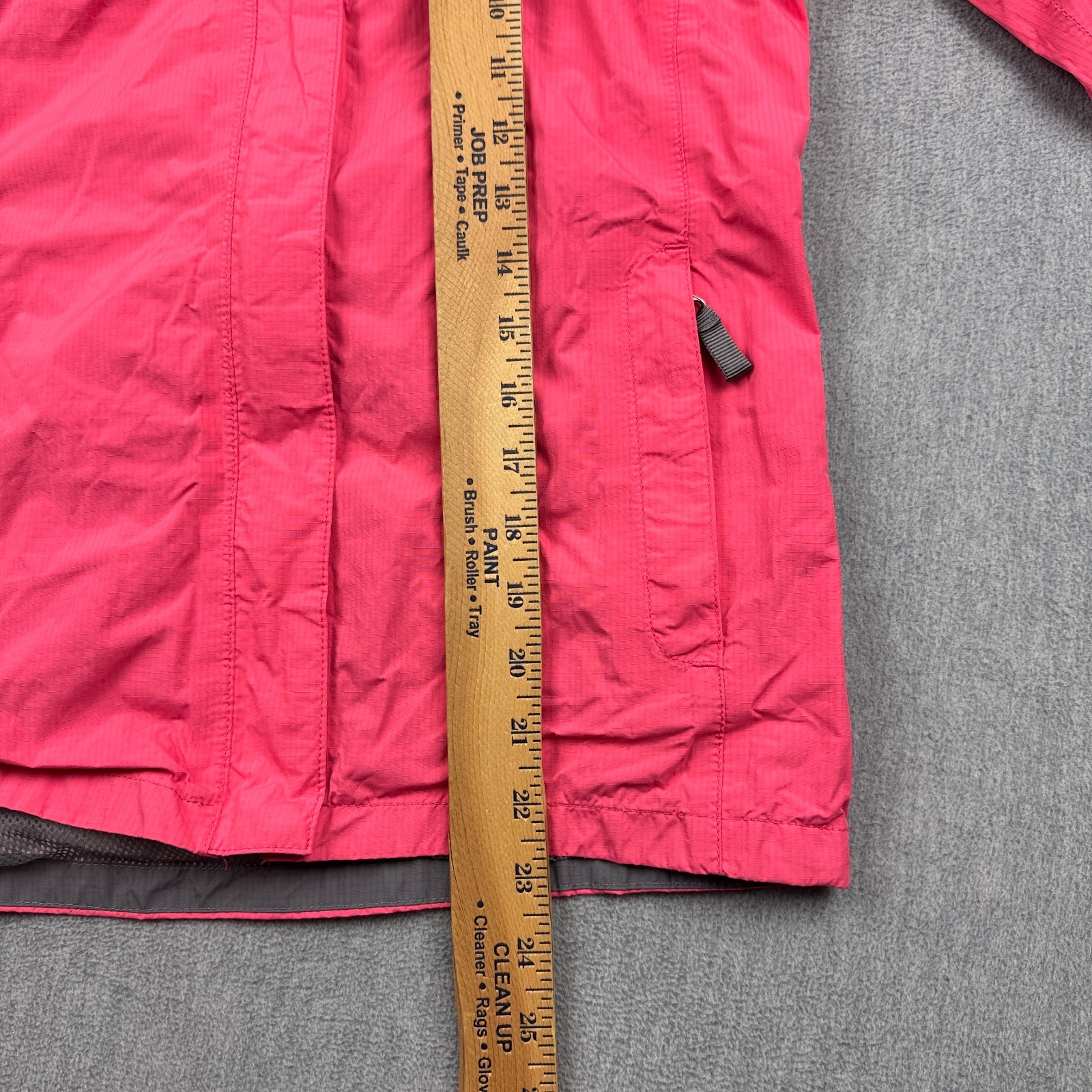 The North Face Jacket Teen Girls Large Pink Hyvent Hooded Full Zip Rain Coat thumbnail 14