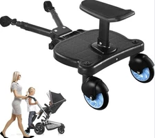 Universal Stroller Board with Detachable Seat 2-in-1