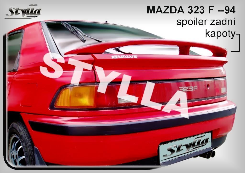 SPOILER REAR TRUNK BOOT TAILGATE MAZDA 323F 89-94 WING SPOILER REAR TRUNK BOOT TAILGATE MAZDA 323F 89-94 WING