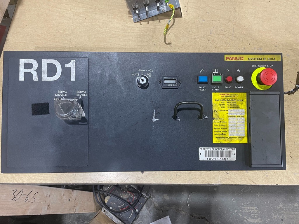 FANUC A05B-2502-C050 CONTROL PANEL WITH A05B-2527-C079 CD23 | eBay