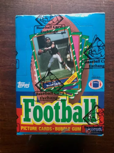 1986 TOPPS FOOTBALL WAX BOX!! BBCE SEALED !! RICE & YOUNG ROOKIES !! NICE!