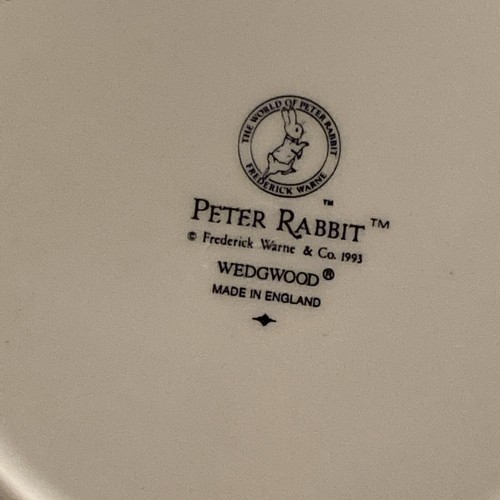 Wedgewood Beatrix China Peter Rabbit Camomile Tea Baby Plate Made In England - Picture 5 of 6