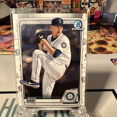 2020 1st Bowman Draft Chrome George Kirby #BD-168 Seattle Mariners New*