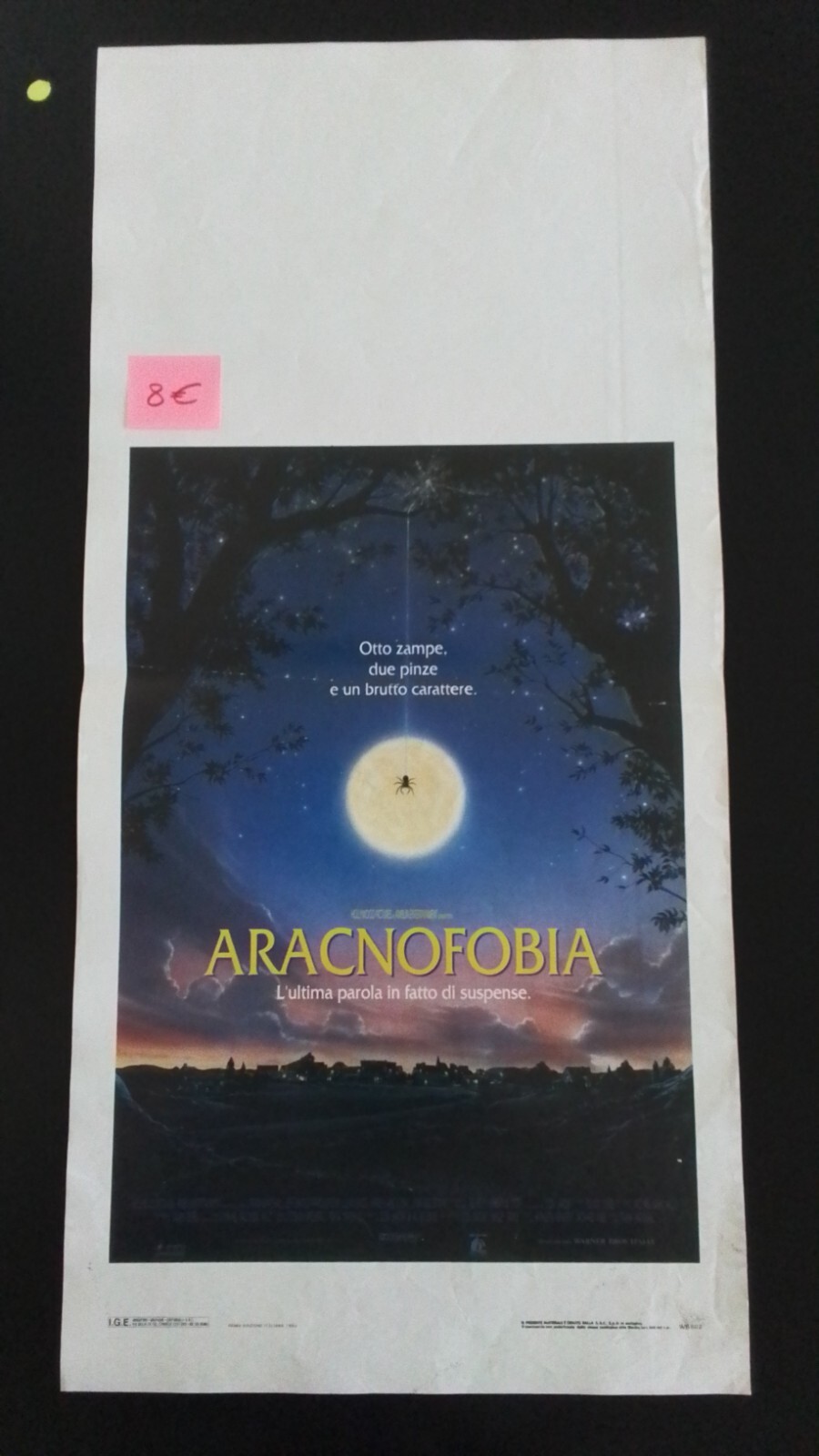 Locandina originale film Aracnofobia (1990) - Regia di Frank Marshall