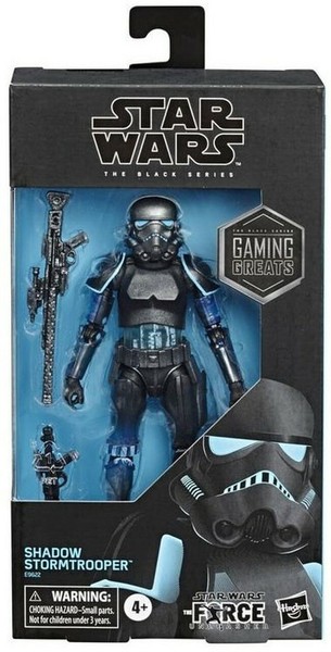 "Star Wars Black Series The Force Unleashed Shadow Stormtrooper 6\" Action Figure"-image