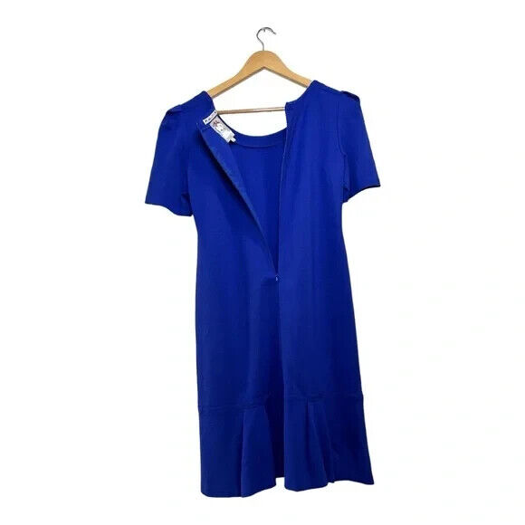 Yoana Baraschi Anthropologie Blue Sheath Dress Si… - image 4