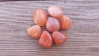 Six (6) Red Aventurine Tumbled Stones Medium/large Natural Tumble Stones Six (6) Red Aventurine Tumbled Stones Medium/large Natural Tumble Stones
