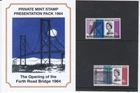 GB 1964 THE OPENING OF FORTH ROAD BRIDGE PRIVATE PRESENTATION PACK SG 659 660 #2
