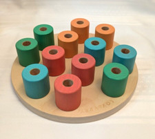 LOVEVERY Wooden Stacking Pegboard complete 295/4