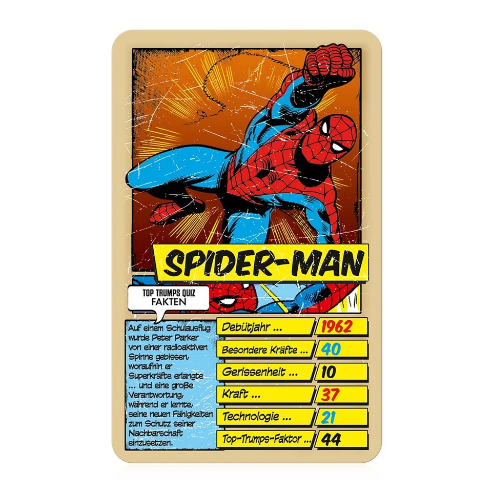 Winning Moves Top Trumps - Marvel Comics Retro Kartenspiel Quartett Avengers - Bild 2 von 4