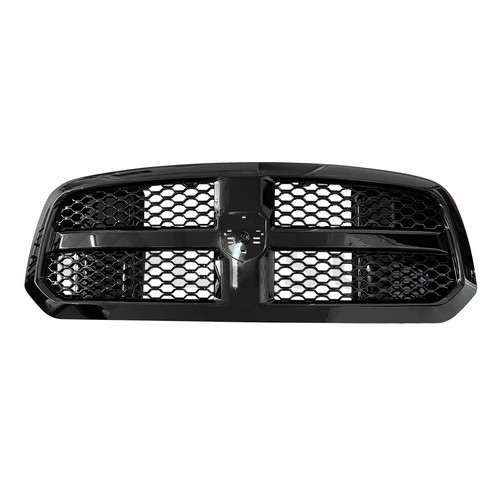 Gloss Black Mesh Front Hood Bumper Grille For 2013 2014 2015-2021 Dodge Ram 1500 - Bild 2 von 9