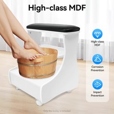 Modern Foot Rest Pedicure Manicure Funiture Foot Bath Stool With Wheels