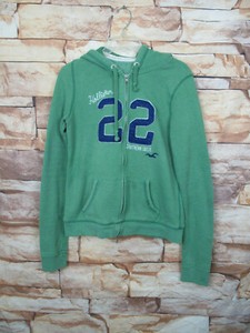 green hollister hoodie