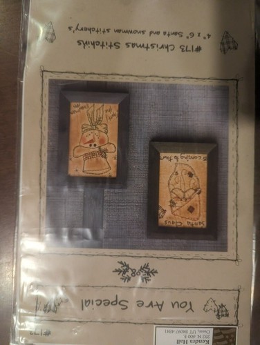 christmas embroidery stitchery pattern primitive country - Picture 126 of 133