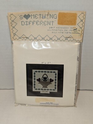 Something Different Advanced Cross-stitch Kit Flower Basket 9'' X 9''