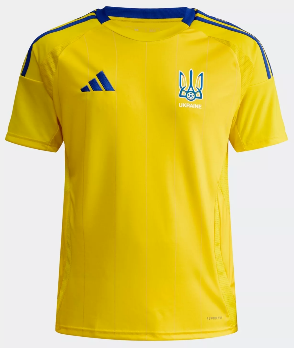 Ukraine NEW Jersey 2025 Home Player Issue Football Soccer Shirt
